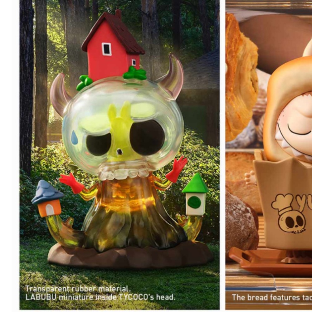 Labubu “Almost Hidden” figurine, NWT Authentic